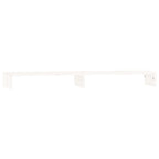 Soporte de monitor madera maciza de pino blanco 100x27x10 cm