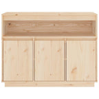 Aparador de madera maciza de pino 104,5x34x80 cm