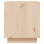 Mueble de TV de madera maciza de pino 80x35x40,5 cm
