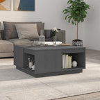 Mesa de centro de madera de pino maciza Ø 42,5x45 cm