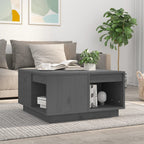 Mesa de centro de madera de pino maciza Ø 42,5x45 cm