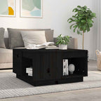 Mesa de centro de madera de pino maciza Ø 42,5x45 cm