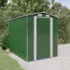 Cobertizo de jardín acero galvanizado antracita 126x97,5x177 cm