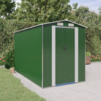 Cobertizo de jardín acero galvanizado antracita 126x97,5x177 cm