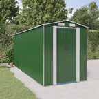 Cobertizo de jardín acero galvanizado antracita 126x97,5x177 cm