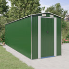 Cobertizo de jardín acero galvanizado antracita 126x97,5x177 cm