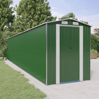 Cobertizo de jardín acero galvanizado antracita 126x97,5x177 cm