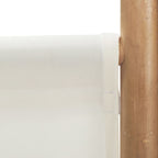 Biombo plegable de 3 paneles bambú y lona 120 cm