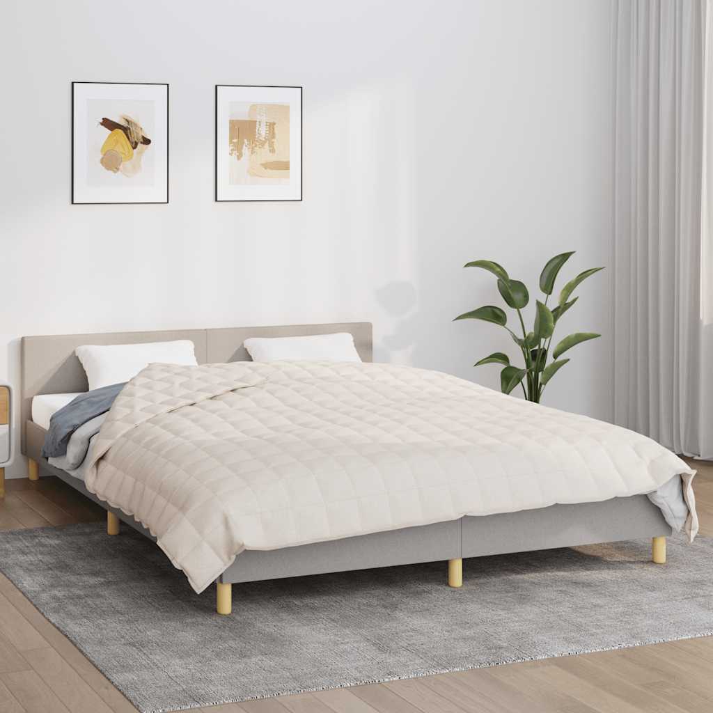 Manta con peso con funda gris 120x180 cm 5 kg tela