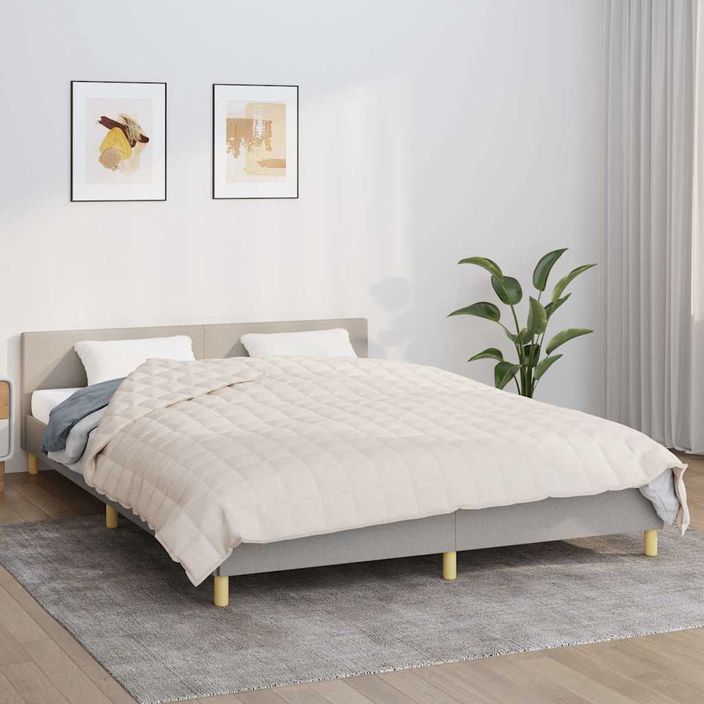 Manta con peso con funda gris 120x180 cm 5 kg tela