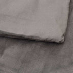 Manta con peso con funda gris 120x180 cm 5 kg tela