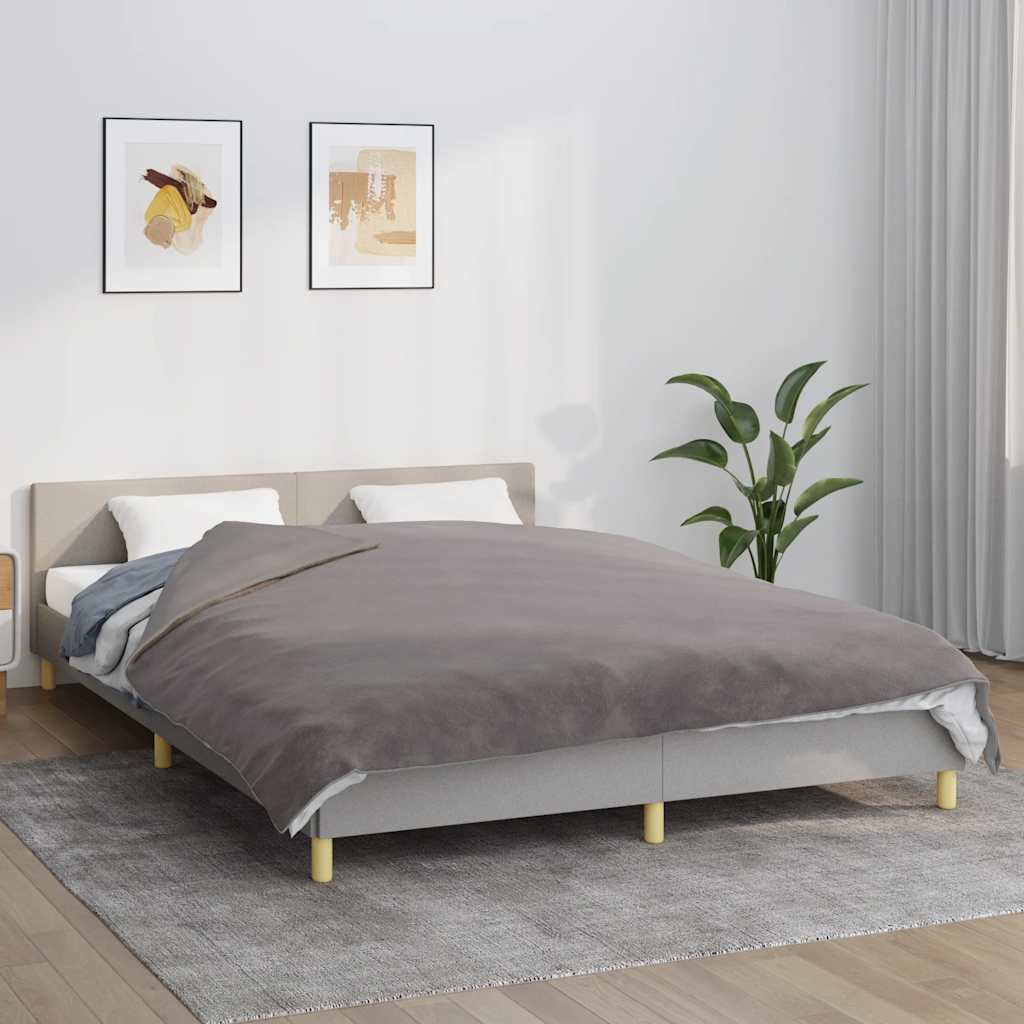 Manta con peso con funda gris 120x180 cm 5 kg tela