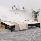 Diván con 2 cajones sin colchón IRUN blanco&rosa 90x200 cm