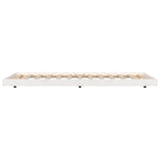 Cama sin colchón madera maciza de pino blanca 80x200 cm