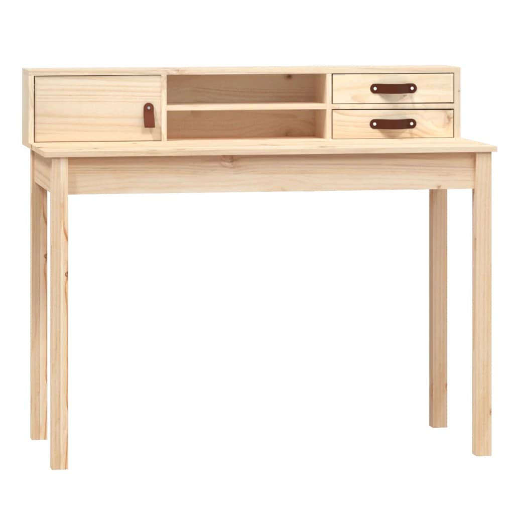 Escritorio 110x50x93 cm Madera maciza de pino