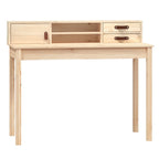 Escritorio 110x50x93 cm Madera maciza de pino
