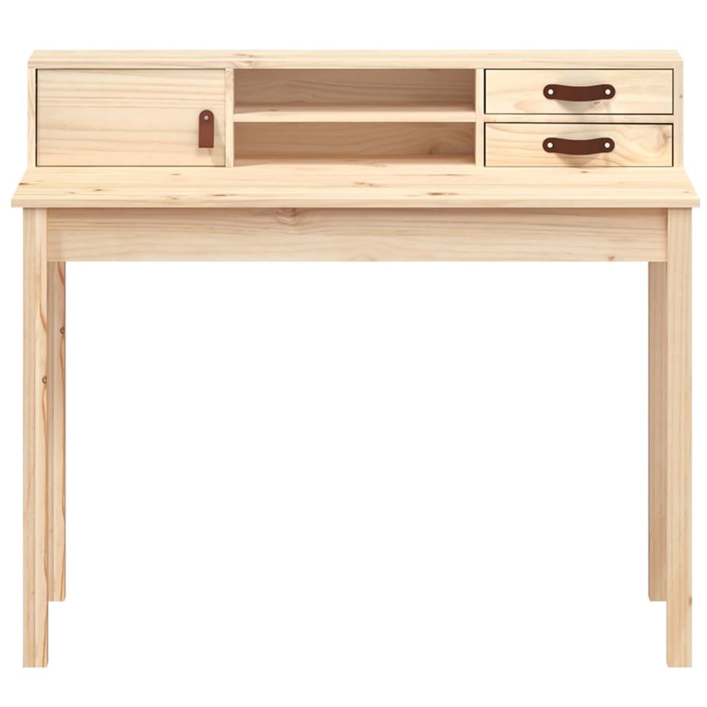 Escritorio 110x50x93 cm Madera maciza de pino