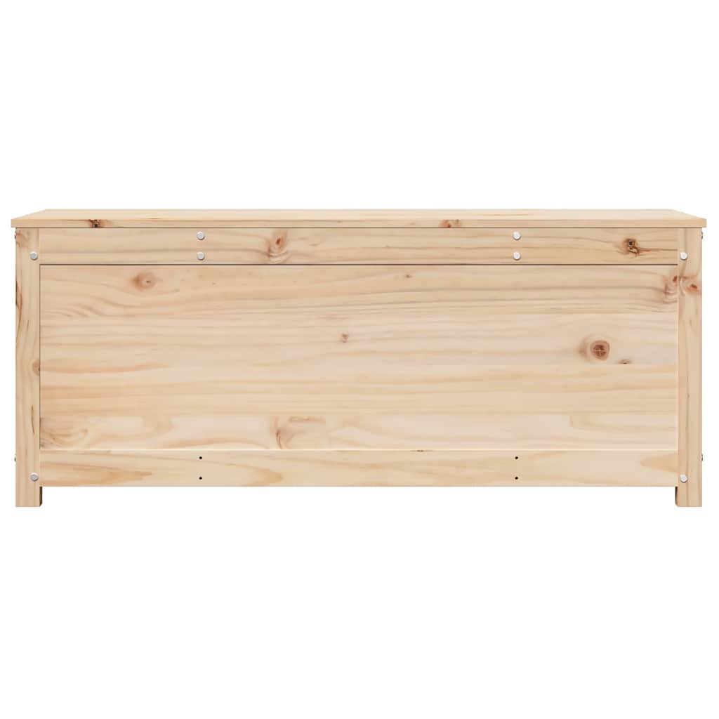 Caja de almacenamiento madera maciza de pino 110x50x45,5 cm