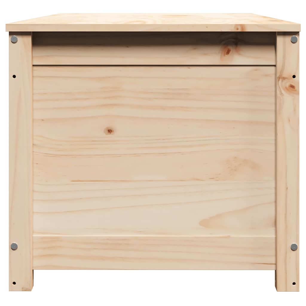 Caja de almacenamiento madera maciza de pino 110x50x45,5 cm