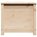 Caja de almacenamiento madera maciza de pino 110x50x45,5 cm