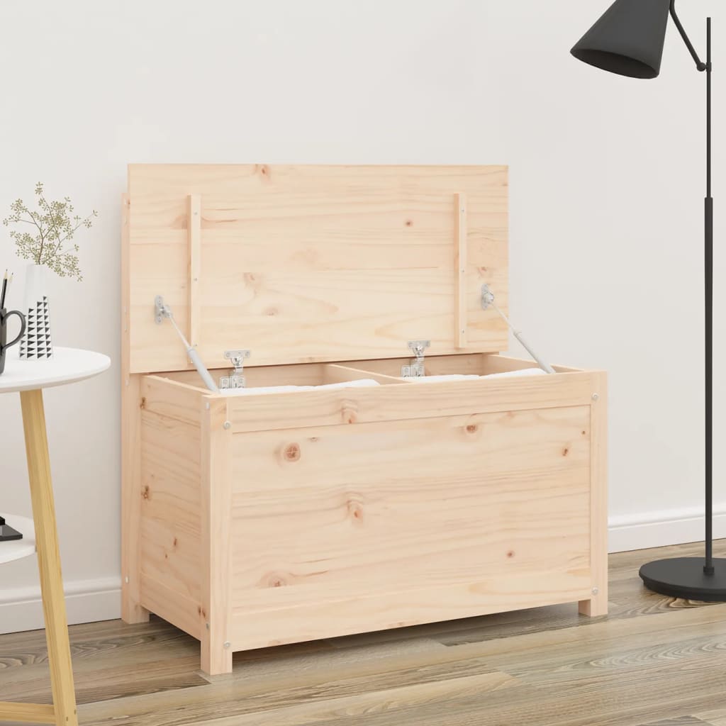 Banco de madera maciza de pino 110x41x76,5 cm