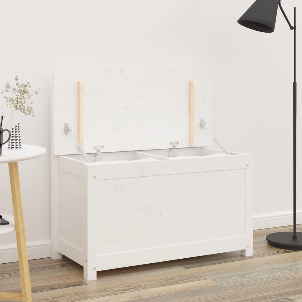 Banco de madera maciza de pino 110x41x76,5 cm