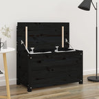 Banco de madera maciza de pino 110x41x76,5 cm