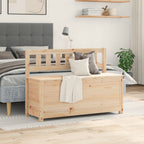 Banco de madera maciza de pino 110x41x76,5 cm