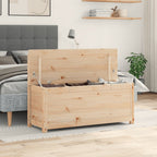 Banco de madera maciza de pino 110x41x76,5 cm
