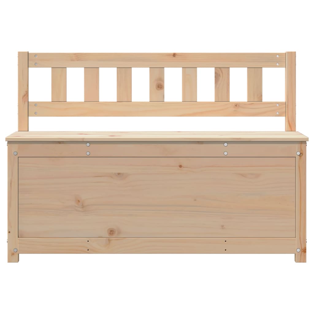Banco de madera maciza de pino 110x41x76,5 cm