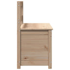 Banco de madera maciza de pino 110x41x76,5 cm