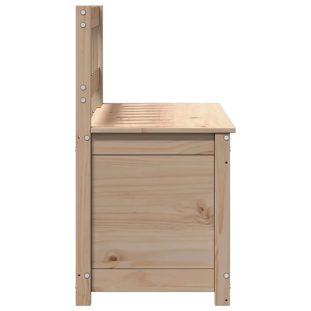 Banco de madera maciza de pino 110x41x76,5 cm
