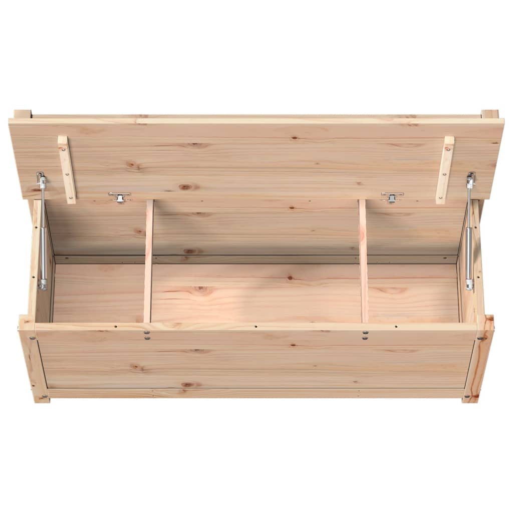 Banco de madera maciza de pino 110x41x76,5 cm