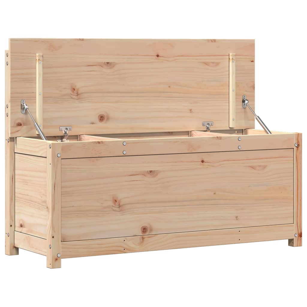 Banco de madera maciza de pino 110x41x76,5 cm