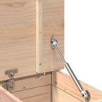 Banco de madera maciza de pino 110x41x76,5 cm