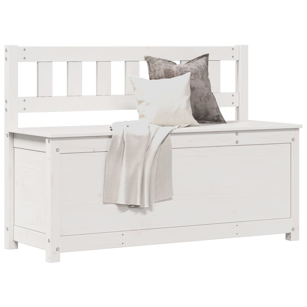 Banco de madera maciza de pino 110x41x76,5 cm
