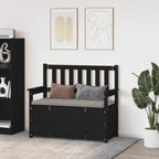 Banco de madera maciza de pino 110x41x76,5 cm