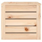 Caja de almacenaje madera maciza de pino 59,5x36,5x33 cm