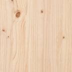 Caja de almacenaje madera maciza de pino 59,5x36,5x33 cm