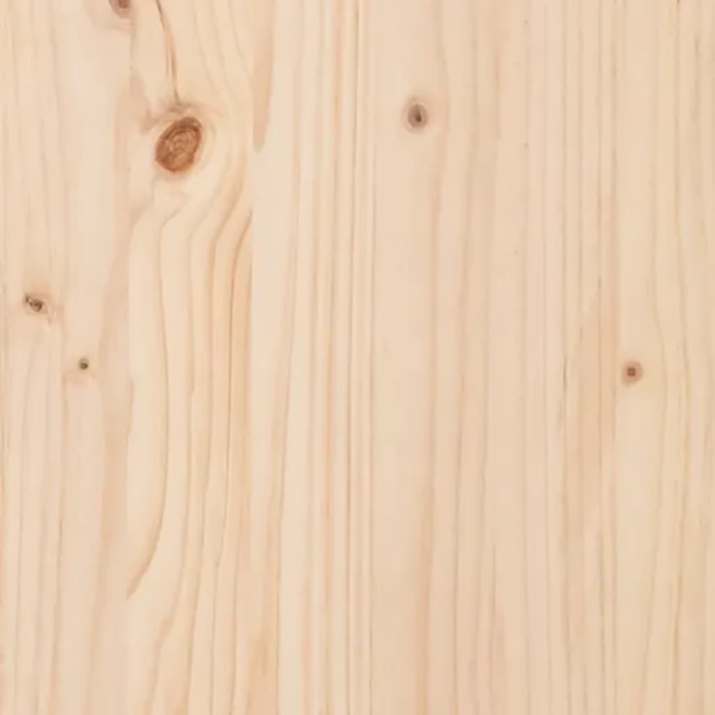 Caja de almacenaje madera maciza de pino 59,5x36,5x33 cm