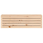 Caja de almacenaje madera maciza de pino 109x36,5x33 cm