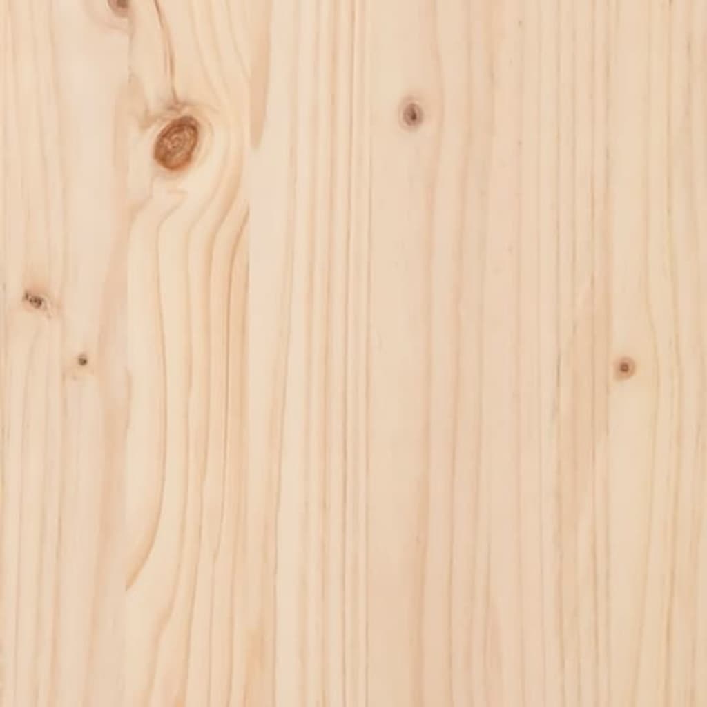 Caja de almacenaje madera maciza de pino 109x36,5x33 cm