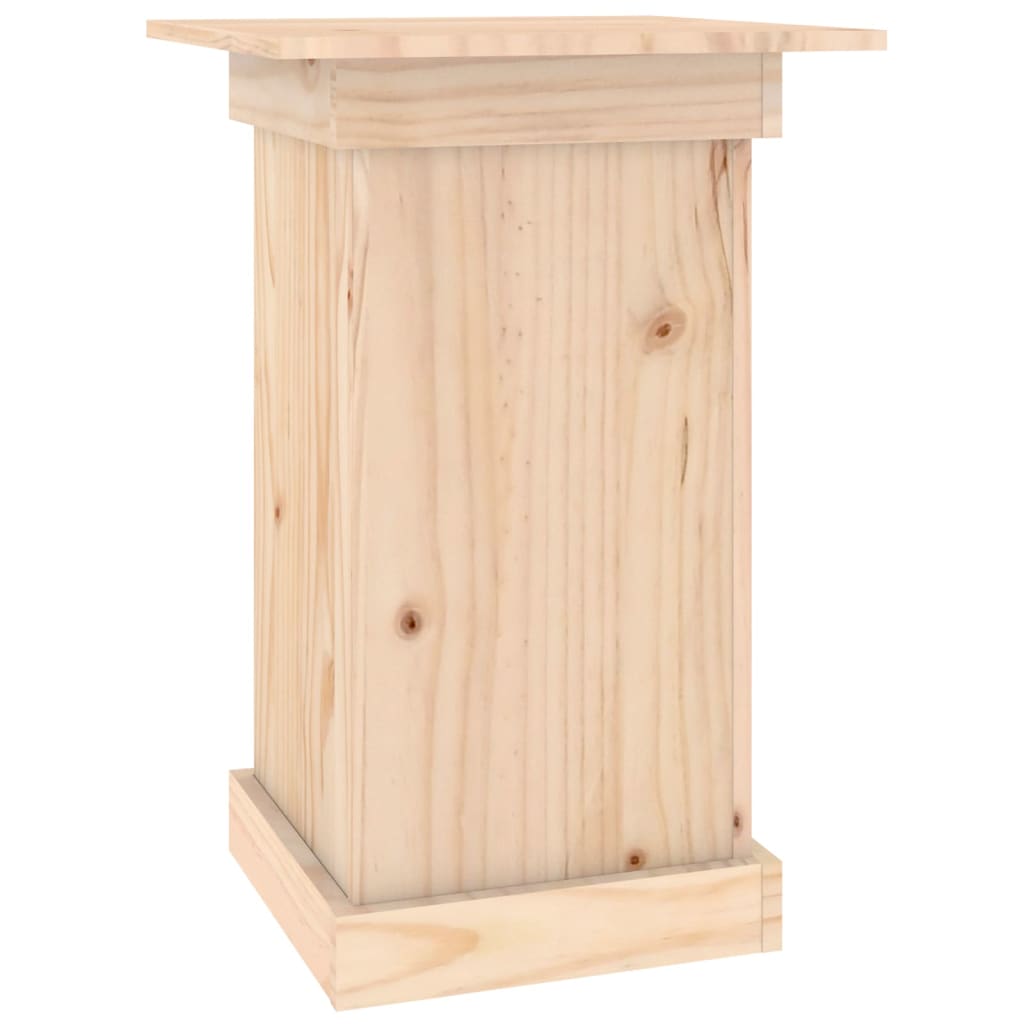 Soporte para plantas madera maciza de pino 40x40x60 cm