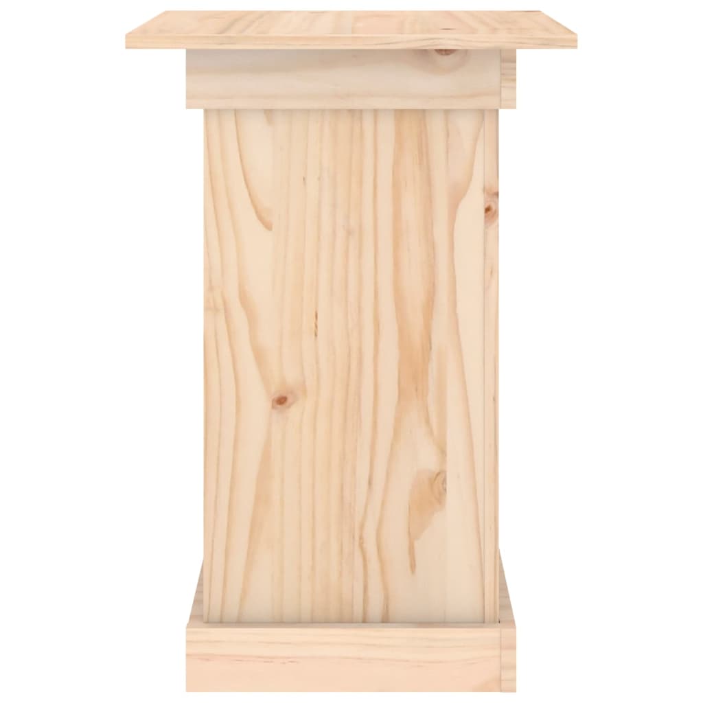 Soporte para plantas madera maciza de pino 40x40x60 cm
