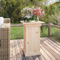 Pine solid wood plant stand 40x40x60 cm