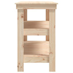 Banco de trabajo de madera maciza de pino 110,5x50x80 cm