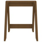Taburetes 2 uds madera maciza de pino marrón miel 40x40x45 cm