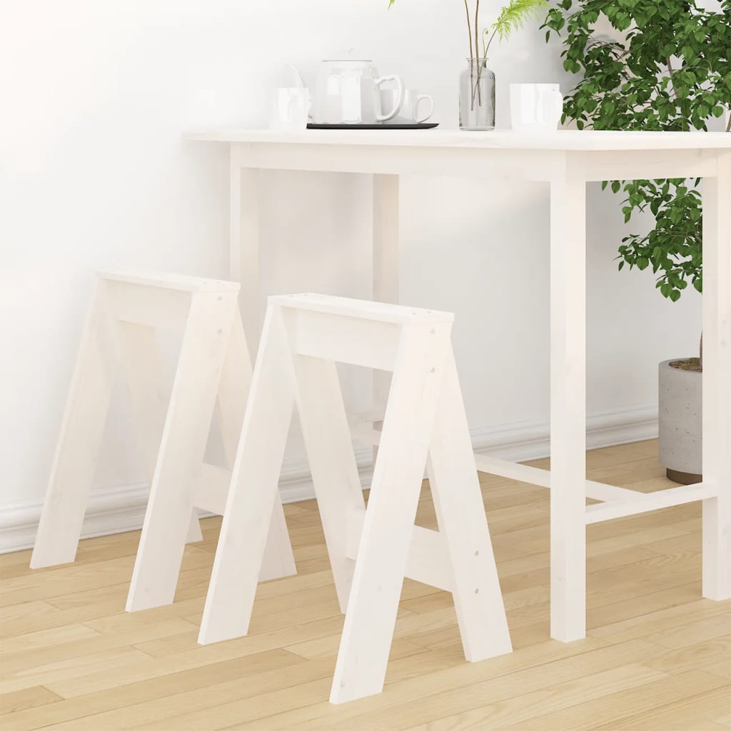 Taburetes 2 uds madera maciza de pino marrón miel 40x40x45 cm