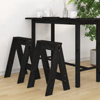 Taburetes 2 uds madera maciza de pino marrón miel 40x40x45 cm