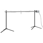 Barbacoa automática con motor acero inoxidable 150x46,5x82,5 cm